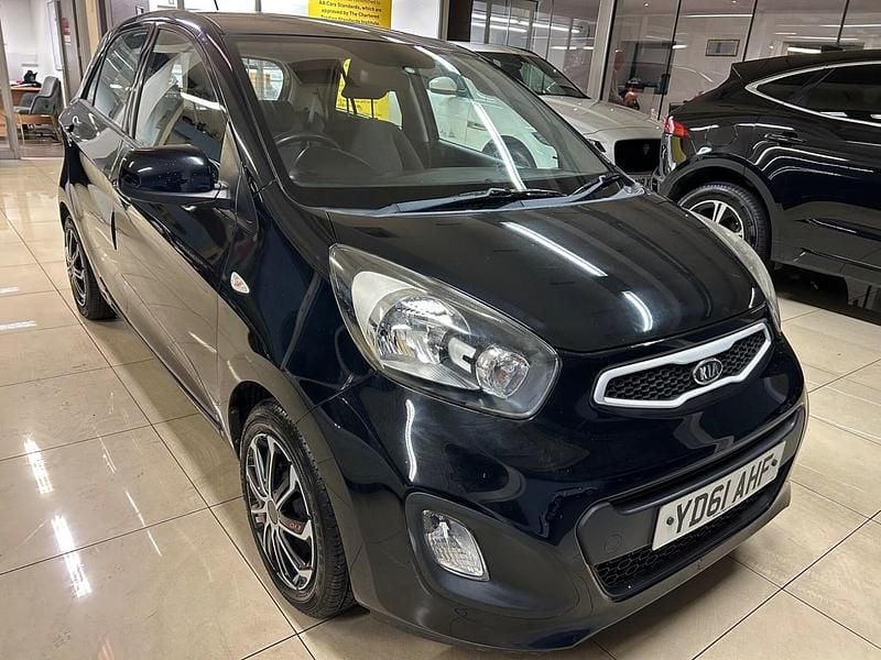 Black Used 2011 Kia Picanto Hatchback | £2,490 (Fair price) - Image 1/3