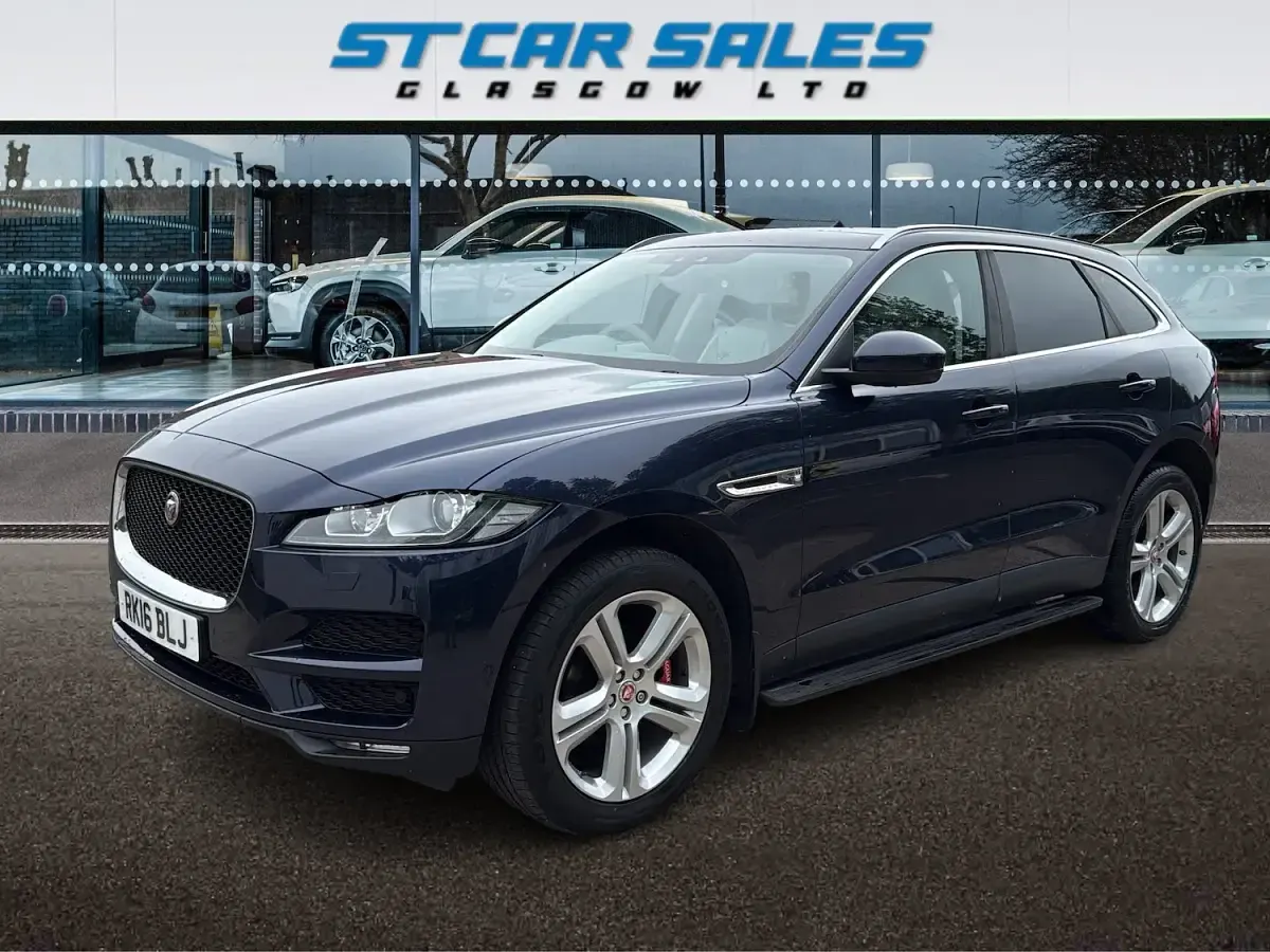 Used Jaguar F-Pace Portfolio 180 HP (132 kW) 2016 Blue SUV