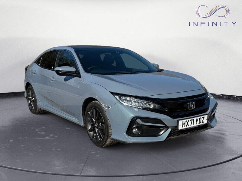 Grey Used 2021 Honda Civic EX Hatchback | £13,949 (Fair price) - Image 1/4