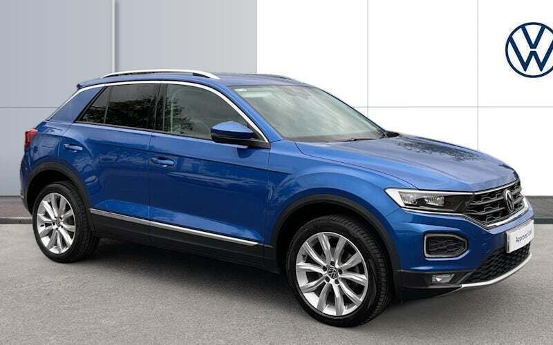Blue Used 2021 VW T-Roc SEL SUV | £20,245 (Fair price) - Image 1/4