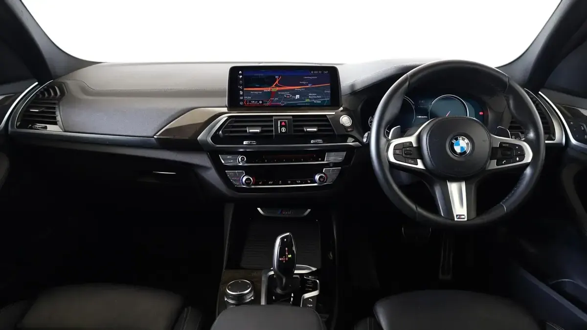 Begagnad BMW X3 Performance 355 HK (261 kW) 2019 Blå SUV