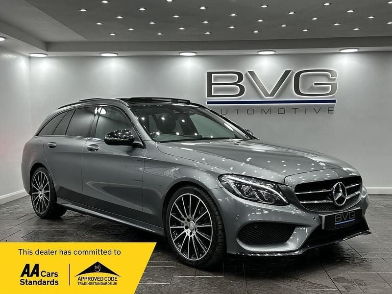 Grey Used 2016 Mercedes C220 AMG Line Premium Plus Estate | £13,494 (Fair price) - Image 1/2