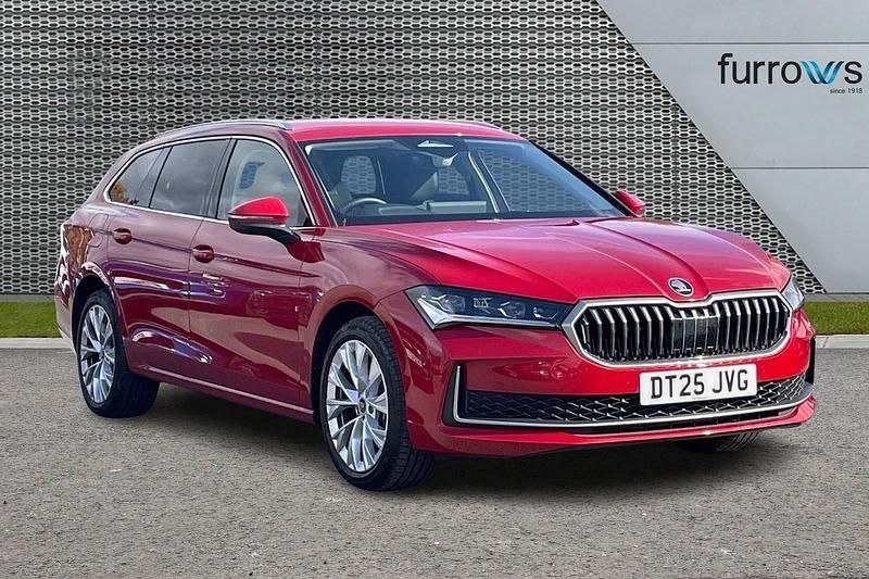 Red Used 2025 Skoda Superb SE L Estate | £29,995 (Expensive) - Image 1/4