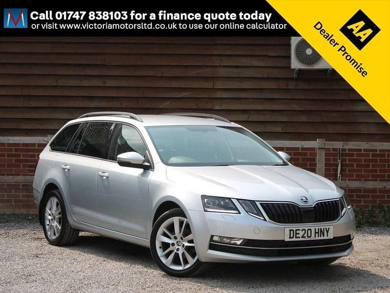 Silver Used 2020 Skoda Octavia SE L Estate | £14,695 (Fair price) - Image 1/4