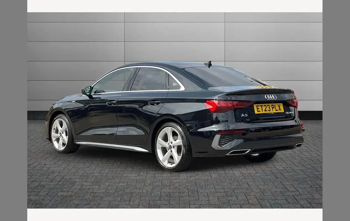 Used Audi A3 S-Line 150 HP (110 kW) 2023 Black Sedan