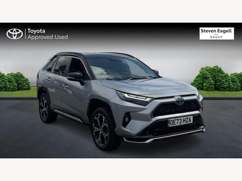 Silver Used 2023 Toyota RAV4 Hybrid SUV | £33,765 (A bit pricey) - Image 1/3