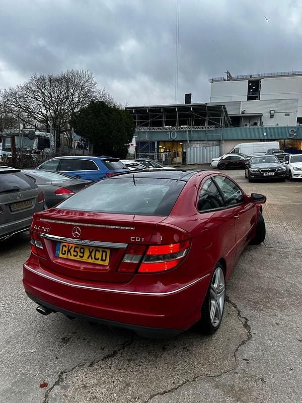 Used Mercedes CLC220 2009 Red Hatchback
