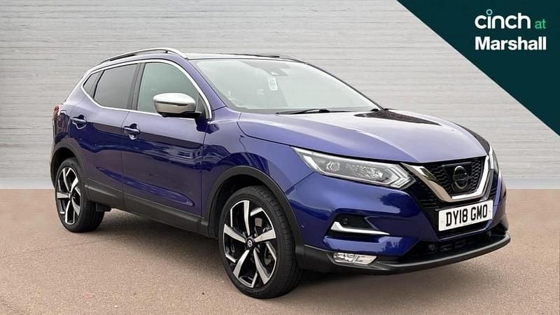 Blue Used 2018 Nissan Qashqai Tekna+ SUV | £12,510 (Good price) - Image 1/4