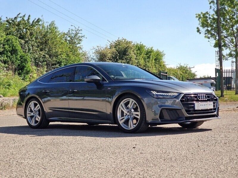 Grey Used 2018 Audi A7 Sportback S-Line Hatchback | £20,695 (Fair price) - Image 1/4