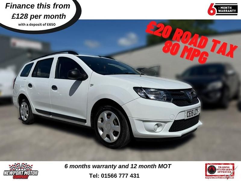 White Used 2015 Dacia Logan MCV Ambiance Estate | £5,495 (A bit pricey) - Image 1/4