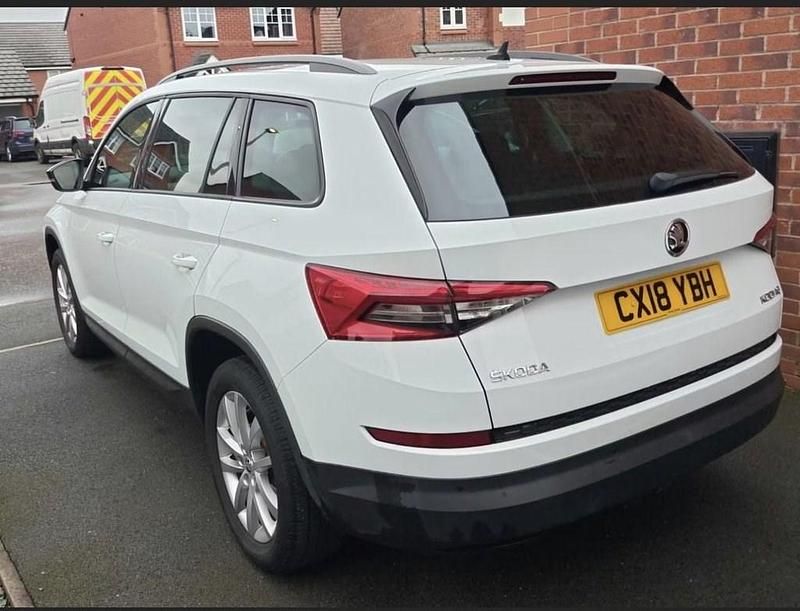 Used Skoda Kodiaq SE 150 HP (110 kW) 2018 White SUV