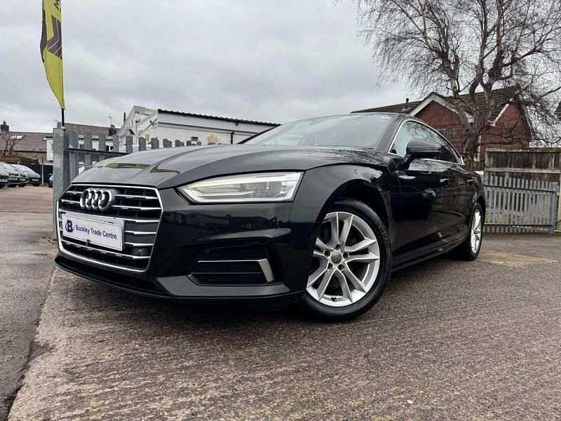 Used Audi A5 Sportback Sport 150 HP (110 kW) 2018 Black Hatchback