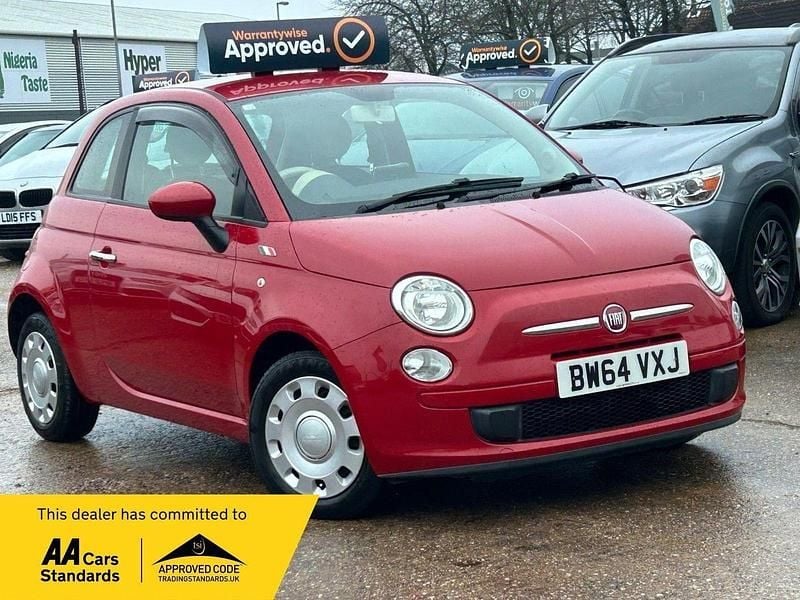 Used Fiat 500 Lounge 69 HP (50 kW) 2014 Red Hatchback