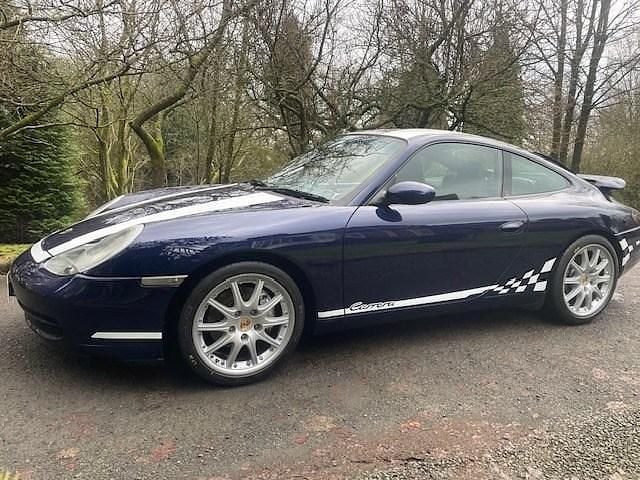 Used Porsche 996 2001 Blue Coupe