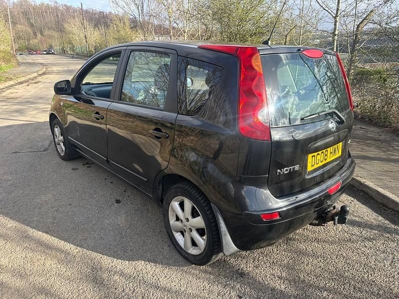 Begagnad Nissan Note Acenta 2008 Svart Halvkombi