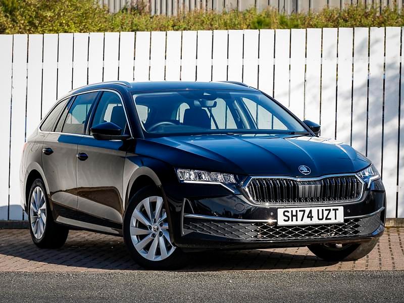 Black Used 2024 Skoda Octavia SE L Estate | £25,998 (Expensive) - Image 1/4