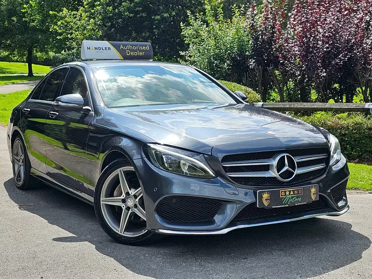 Used Mercedes C220 AMG line 2014 Grey Sedan