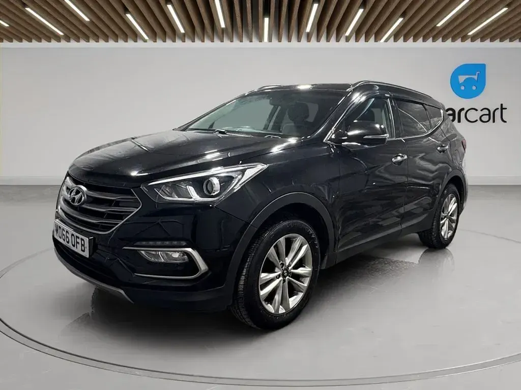 Used Hyundai Santa Fe Premium 200 HP (147 kW) 2017 Black SUV
