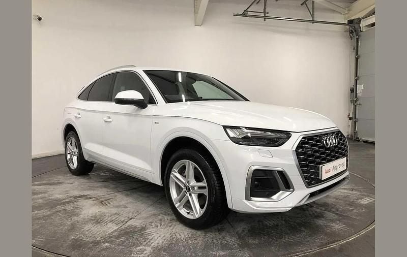 White Used 2022 Audi Q5 Sportback S-Line SUV | £33,499 (A bit pricey) - Image 1/4