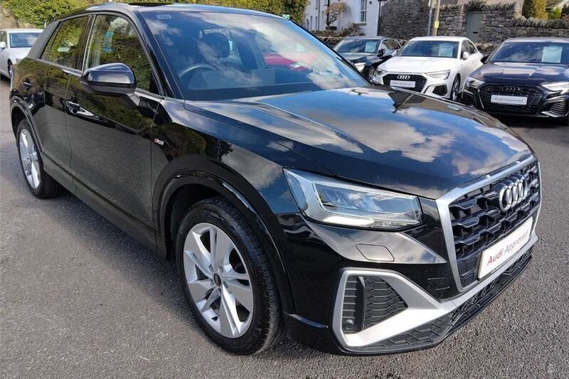 Black Used 2021 Audi Q2 S-Line SUV | £16,495 (Fair price) - Image 1/4