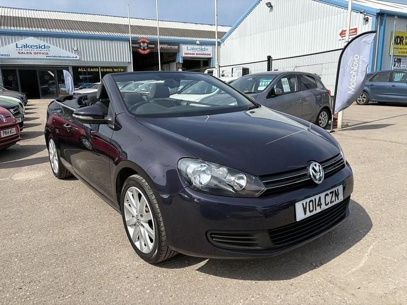 Mauve/purple Used 2014 VW Golf Cabriolet SE Cabriolet | £7,999 (Fair price) - Image 1/4