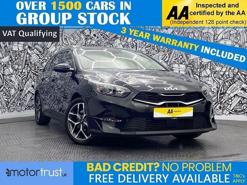 Black Used 2022 Kia Ceed Sportswagon Estate | £14,795 (Fair price) - Image 1/2