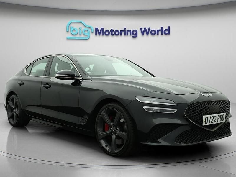 Black Used 2022 Genesis G70 Sport Sedan | £14,300 (Fair price) - Image 1/4