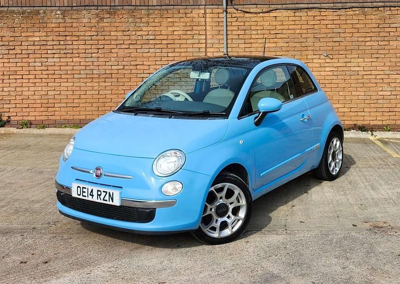 Used Fiat 500 Lounge 2014 Blue Hatchback
