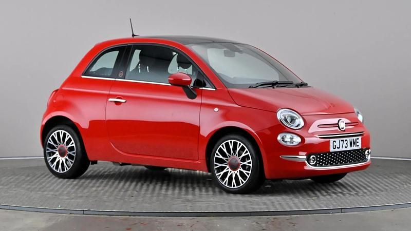Red Used 2023 Fiat 500 Red Hatchback | £10,498 - Image 1/3