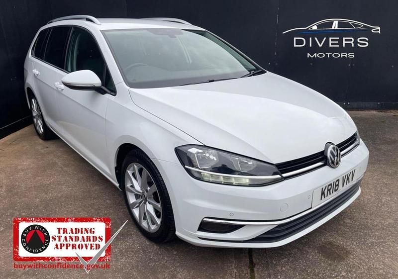 White Used 2018 VW Golf VII GT Estate | £10,695 (Fair price) - Image 1/4