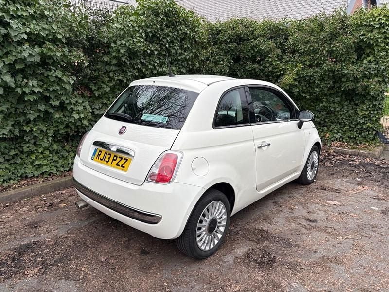 Used Fiat 500 Lounge 2013 White Hatchback