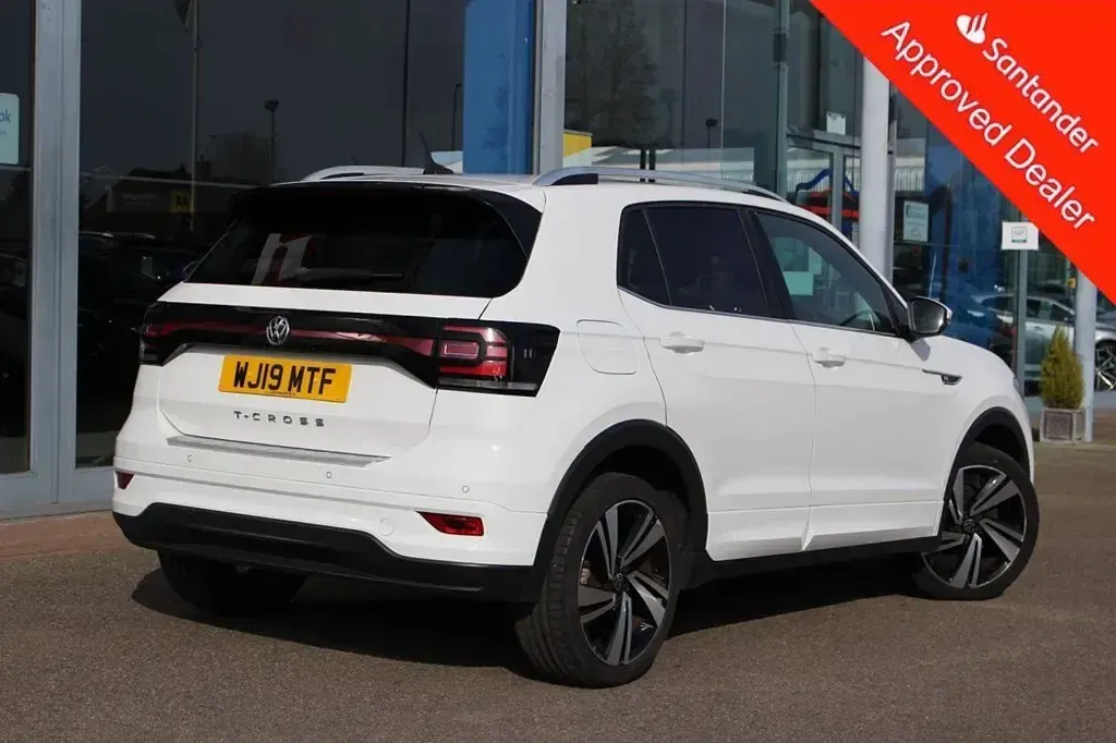 Used VW T-Cross R-line 115 HP (84 kW) 2019 White SUV