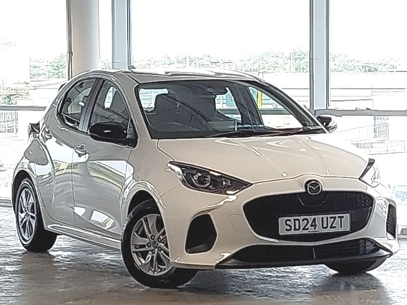 White Used 2024 Mazda 2 Center-Line Hatchback | £17,998 (Fair price) - Image 1/4