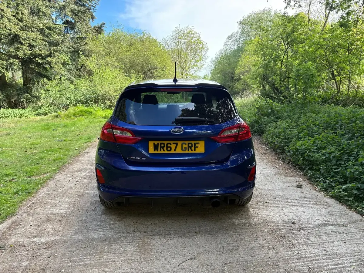 Used Ford Fiesta ST-Line 140 HP (102 kW) 2017 Blue Hatchback