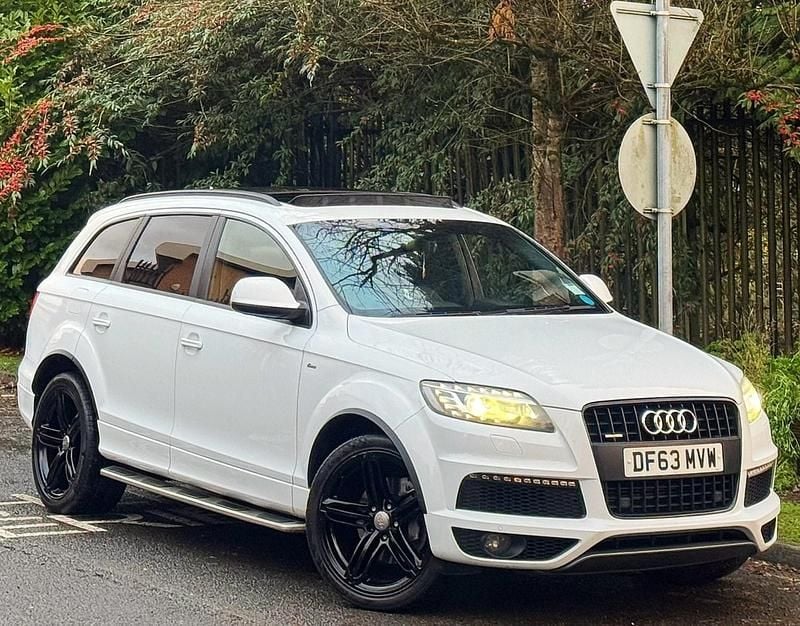 White Used 2014 Audi Q7 S-line plus SUV | £13,995 (Fair price) - Image 1/4