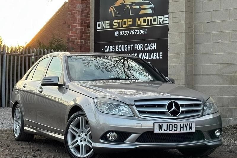 Used Mercedes C200 2009 Silver Sedan