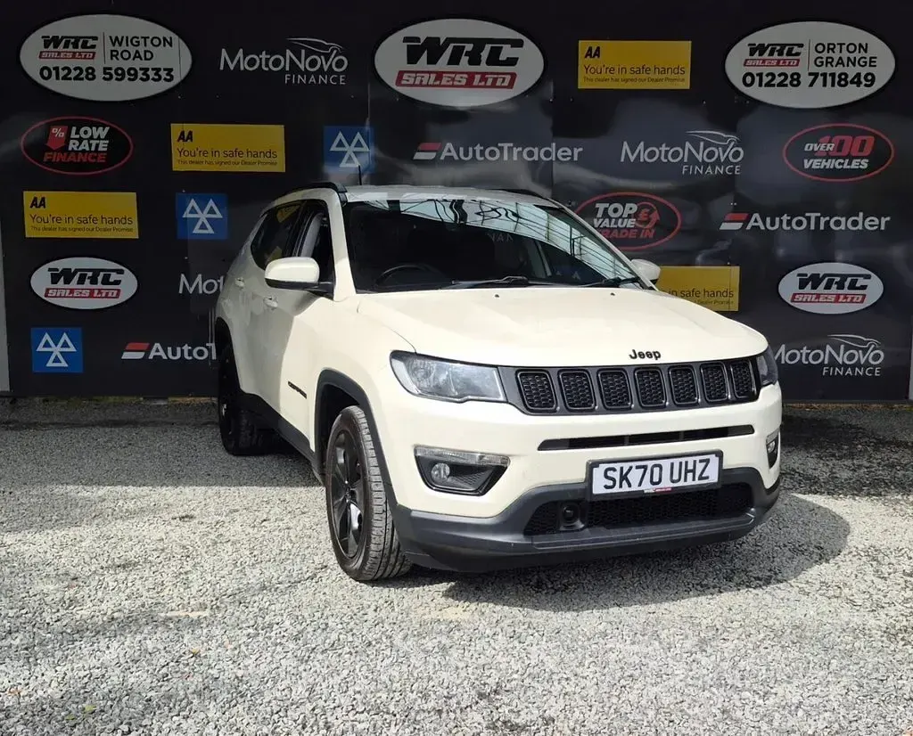 Used Jeep Compass Night Eagle 140 HP (102 kW) 2020 White SUV