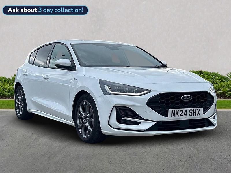 White Used 2024 Ford Focus ST-Line Hatchback | £18,804 (Fair price) - Image 1/4