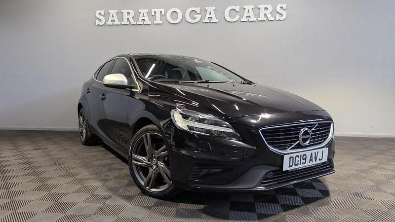 Black Used 2019 Volvo V40 R-Design Estate | £8,795 (Fair price) - Image 1/3