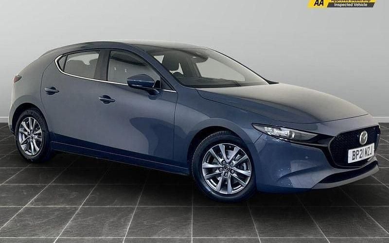 Grey Used 2021 Mazda 3 Hatchback | £10,895 (Good price) - Image 1/2