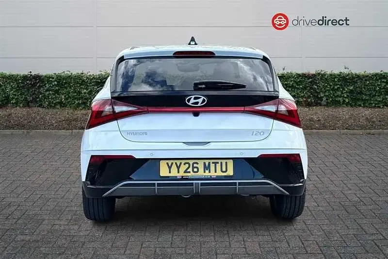 New Hyundai i20 Ultimate 100 HP (73 kW) 2026 White Hatchback