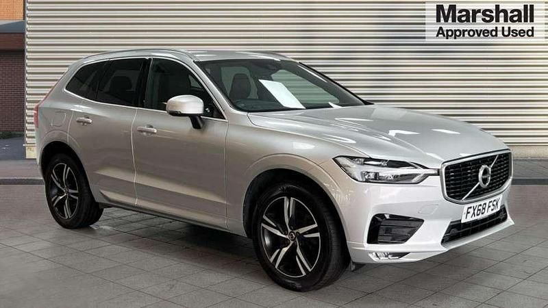 Silver Used 2018 Volvo XC60 R-Design SUV | £21,562 (Fair price) - Image 1/4