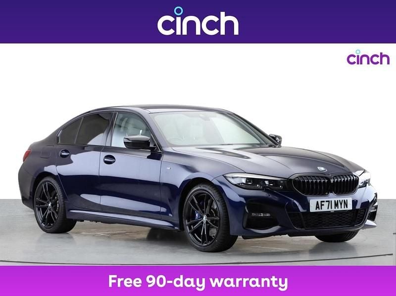 Blue Used 2021 BMW 330e M Sport Sedan | £21,899 (Expensive) - Image 1/3