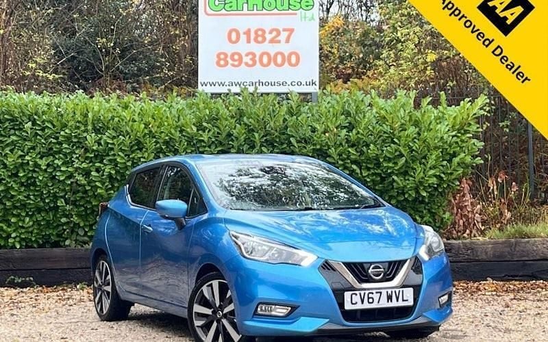Used Nissan Micra Tekna 90 HP (66 kW) 2018 Blue Hatchback