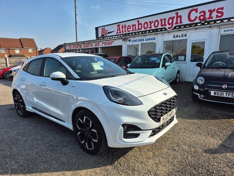 White Used 2021 Ford Puma ST-Line X Hatchback | £15,500 (Fair price) - Image 1/4
