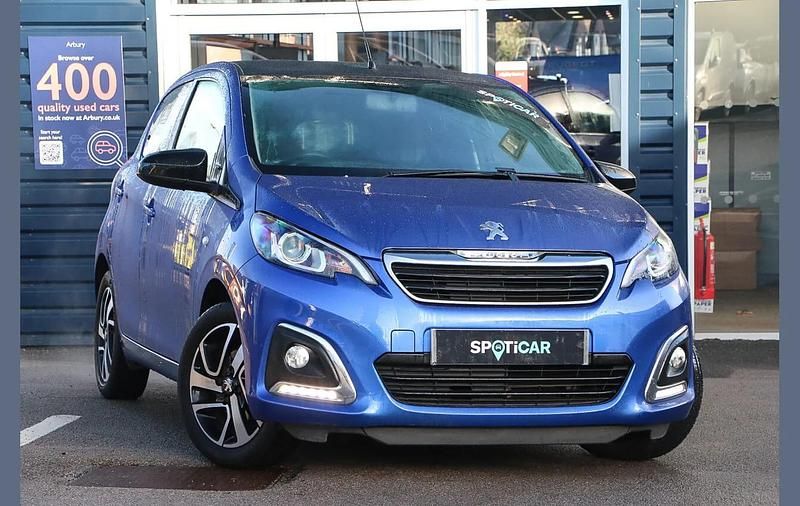 Blue Used 2019 Peugeot 108 Allure Hatchback | £6,865 (Fair price) - Image 1/3