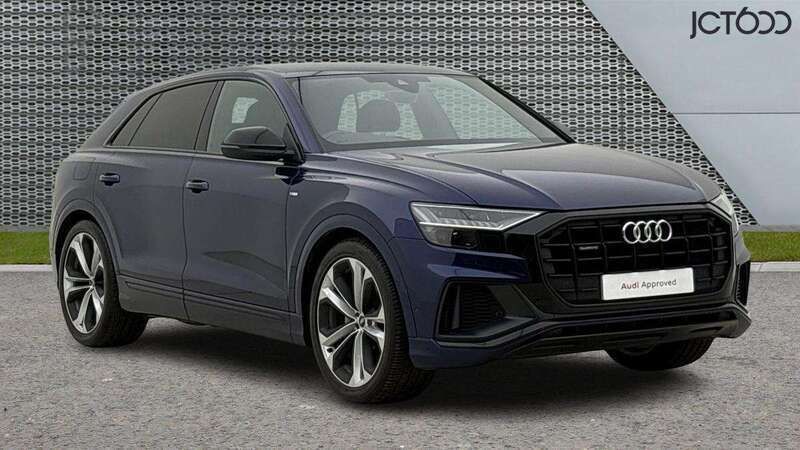 Blue Used 2022 Audi Q8 Black Edition SUV | £47,490 (Fair price) - Image 1/4