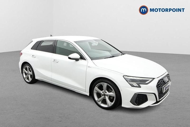 Used Audi A3 S-Line 2022 White Sedan