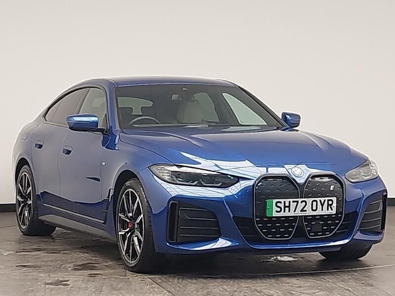 Used BMW i4 M Sport 250 kW (340 HP) 2022 Blue Sedan