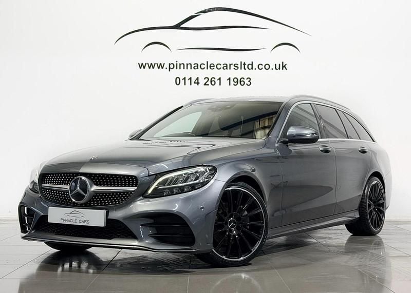 Used Mercedes C220 AMG line 194 HP (142 kW) 2019 Grey Estate